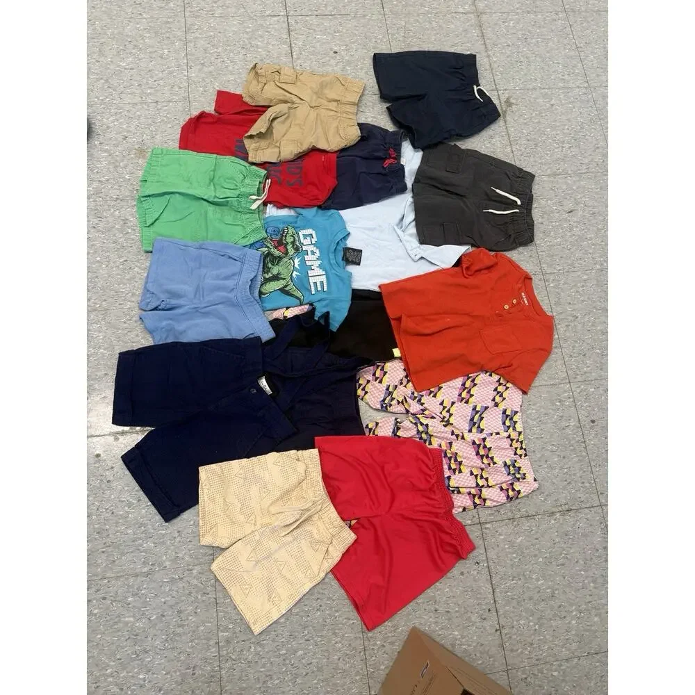 Bulk Youth Boys Clothing Lot Mixed Sizes Nike Batman Shirts Shorts Swimwear